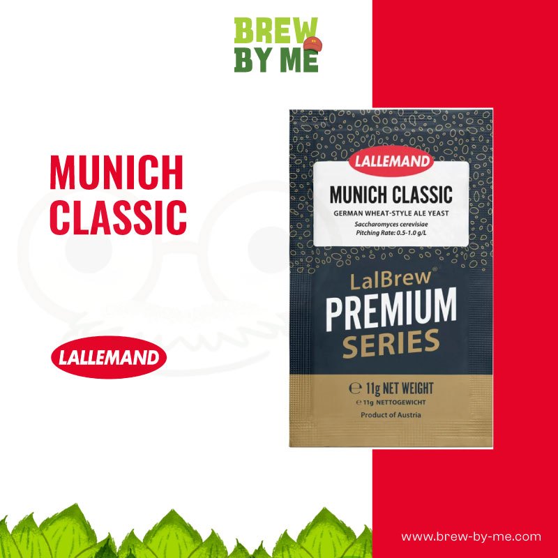 ยีสต์หมักเบียร์  Munich Classic Wheat Beer Yeast LalBrew®  #homebrew