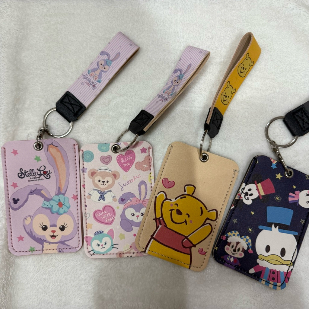 SALE ซองใส่ป้ายชื่อหนัง ใช้สำหรับใส่บัตร ที่ใส่บัตรพนักงาน ที่ใส่บัตรลายการ์ตูน พร้อมส่งจากไทย