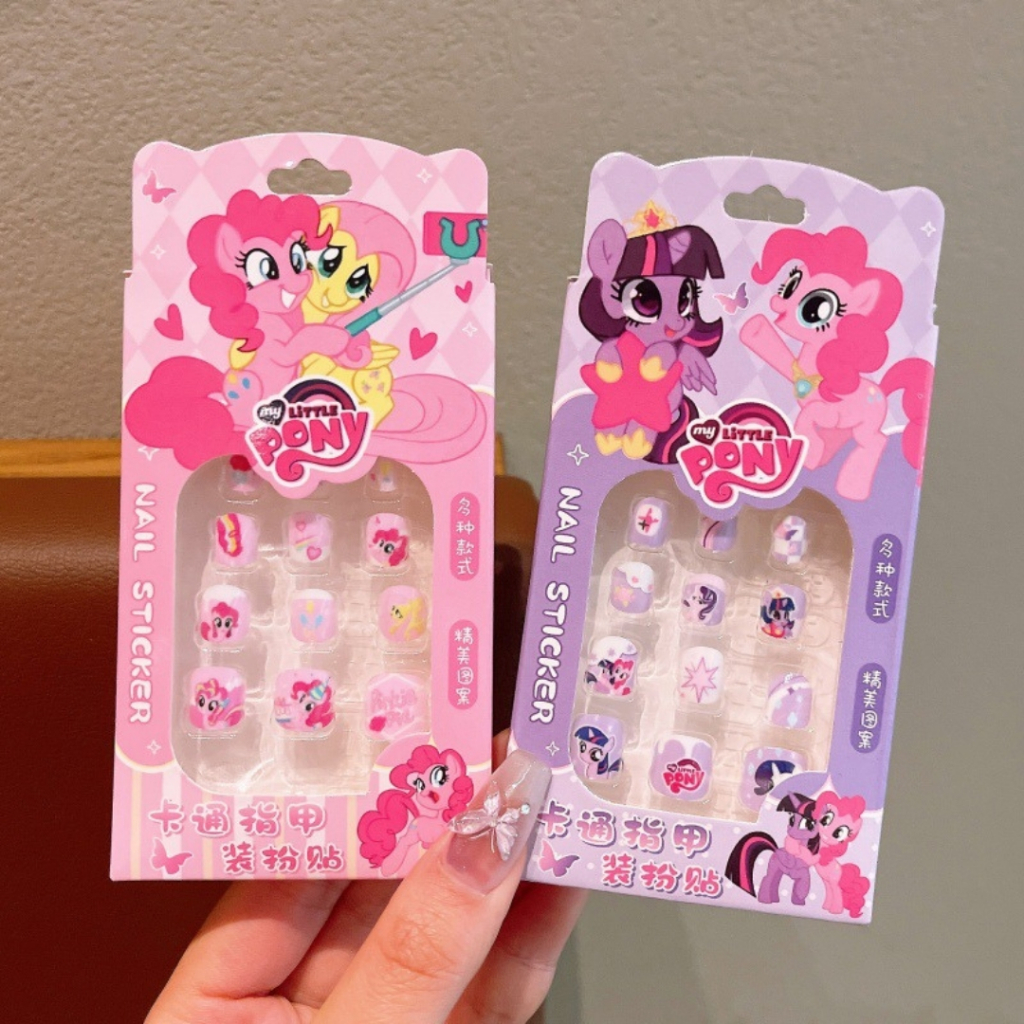 เล็บปลอมเด็ก ลาย My Little Pony พร้อมกาวในตัว เล็บเด็ก 12 ชิ้น NA-KD4-MLP - รูปที่ 4