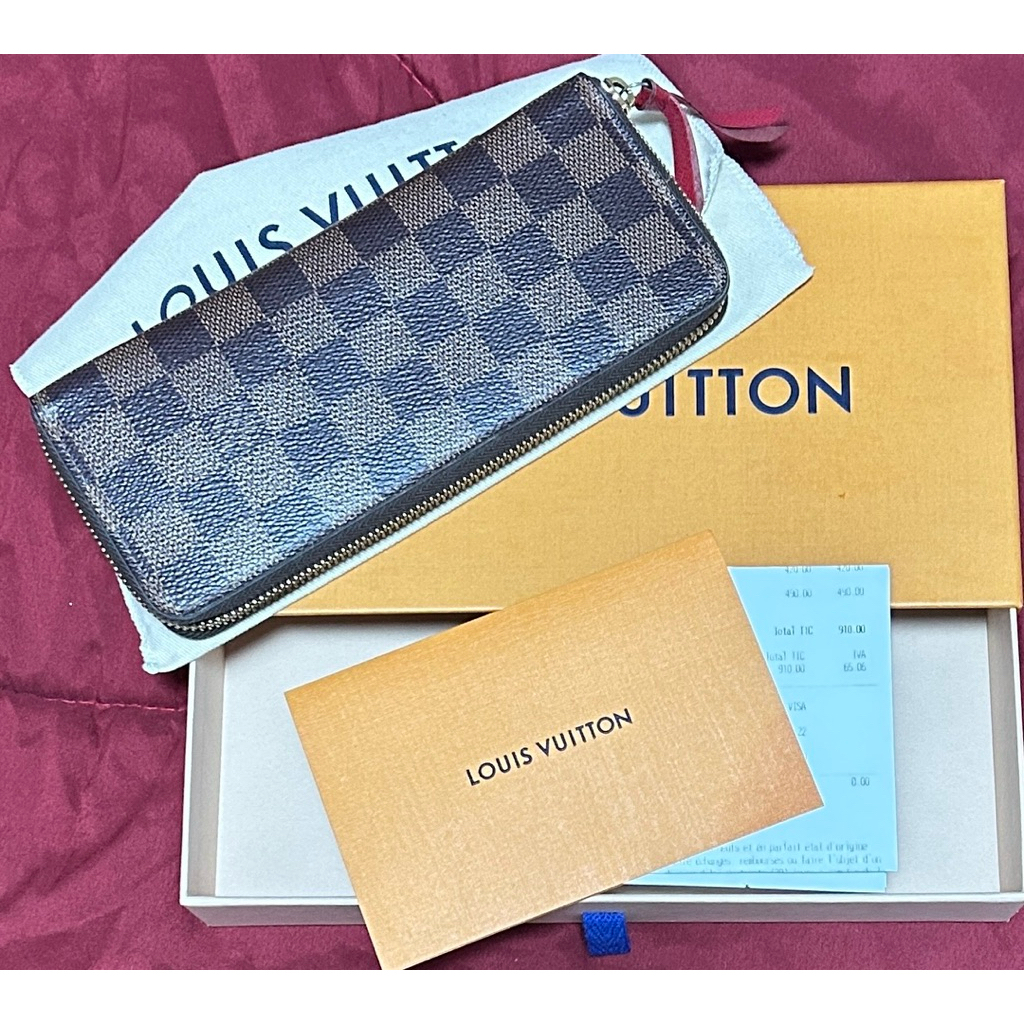 กระเป๋าสตางค์ใบยาว LV มือสองแท้ 100%