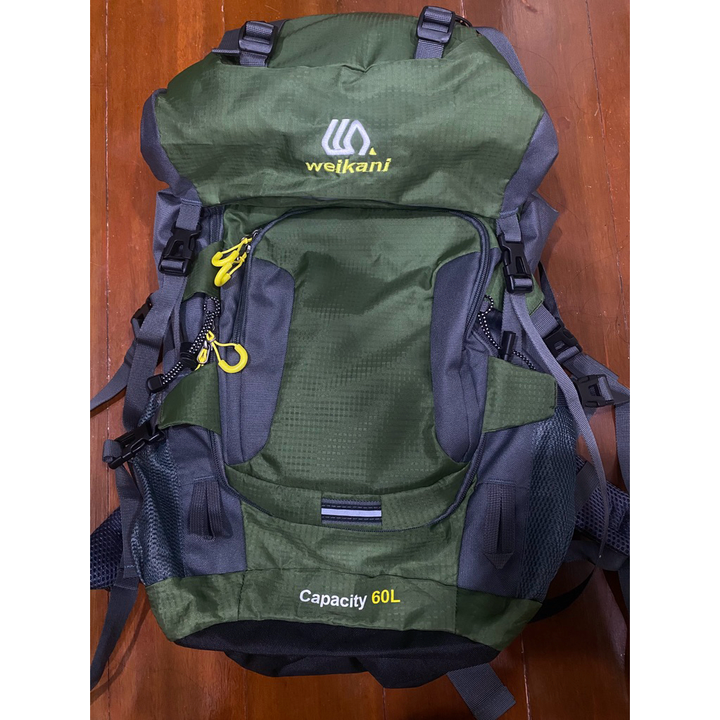 (ส่งต่อ) Weikani 60 L กระเป๋าเป้เดินป่ารุ่นพรีเมี่ยมมีแถบคาดเอว