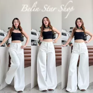กางเกงยีนส์ ขากระบอกใหญ่ สีเฟด รุ่น Baggy Jeans