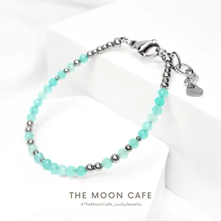 AMAZONITE อะมาโซไนท์ หินแท้ | วาทะศิลป์ โอกาส ความหวัง แรงบันดาลใจ กำไลหิน นำโชค สร้อยข้อมือ เสริมดวง