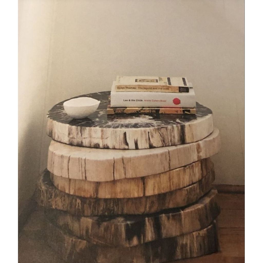 โต้ะไม้ซุง( log table) ขนาด40/50/60cm