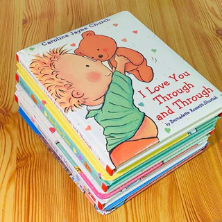 “I Love You Through and Through” 6 เล่ม ชุดหนังสือบอร์ดบุ๊ค (Board Book) สำหรับเด็กเล็ก ปกแข็งนุ่ม