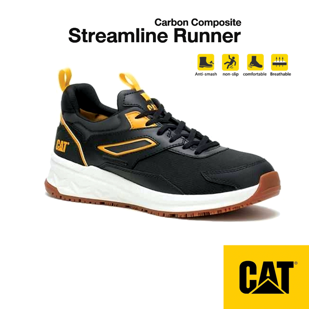 CAT Caterpillar Streamline Runner Carbon Composite Toe [U] NEA รองเท้าเซฟตี้ หัวคาร์บอนคอมโพสิท