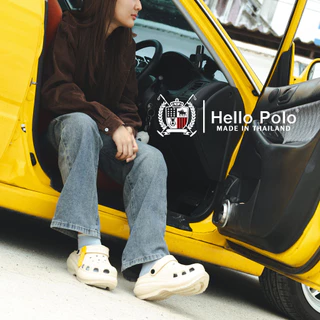 Hello Polo รองเท้าแฟชั่นผู้หญิง รองเท้ารัดส้นผู้หญิง กันลื่นและทนทาน พื้นนุ่มมาก คลายเมื่อยเท้า สะดวกสบายทุกฤดู HP8052