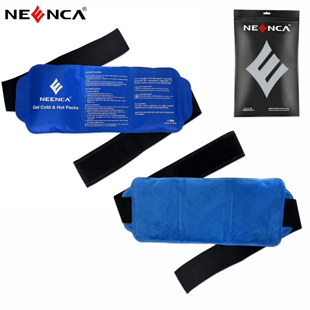 NEENCA 1Pcs 38*15  Cold Pack Gel  ถุง เจล ประคบ ร้อน เย็น แบบ ยาว  ถุงประคบร้อน แผ่นเจล ประคบร้อนเย็น ที่ถุงประคบ