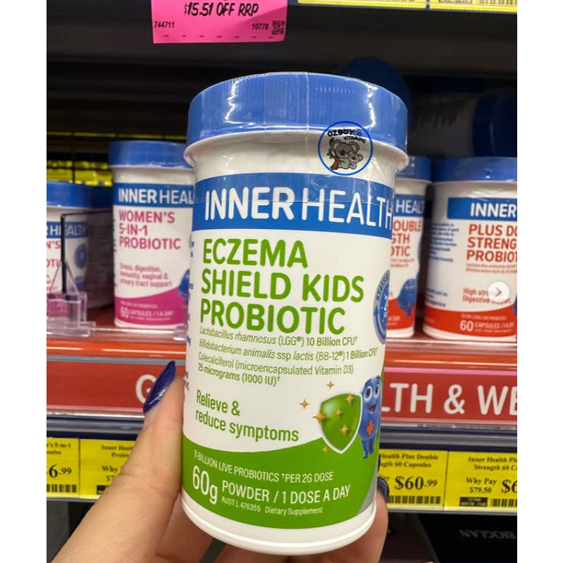 Inner Health Eczema Shield Kids probiotic 60g powder