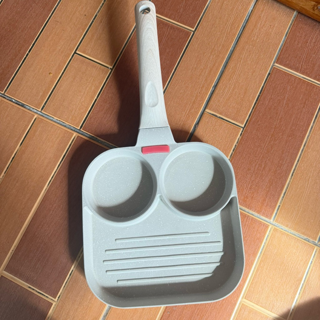 Ecowin 3 in 1 กระทะเคลือบ PFOA ไม่ติดกระทะ อเนกประสงค์ สไตล์ญี่ปุ่น