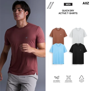 AIIZ (เอ ทู แซด) - AIIZ เสื้อยืดแอคทีฟผู้ชายคอกลม