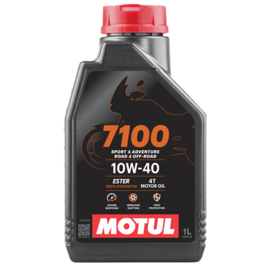 น้ำมันเครื่องรถมอเตอร์ไซค์  Motul โมตุล 7100 สังเคราะห์แท้ โฉมใหม่ของแท้100% รหัส [MOTUL7100]