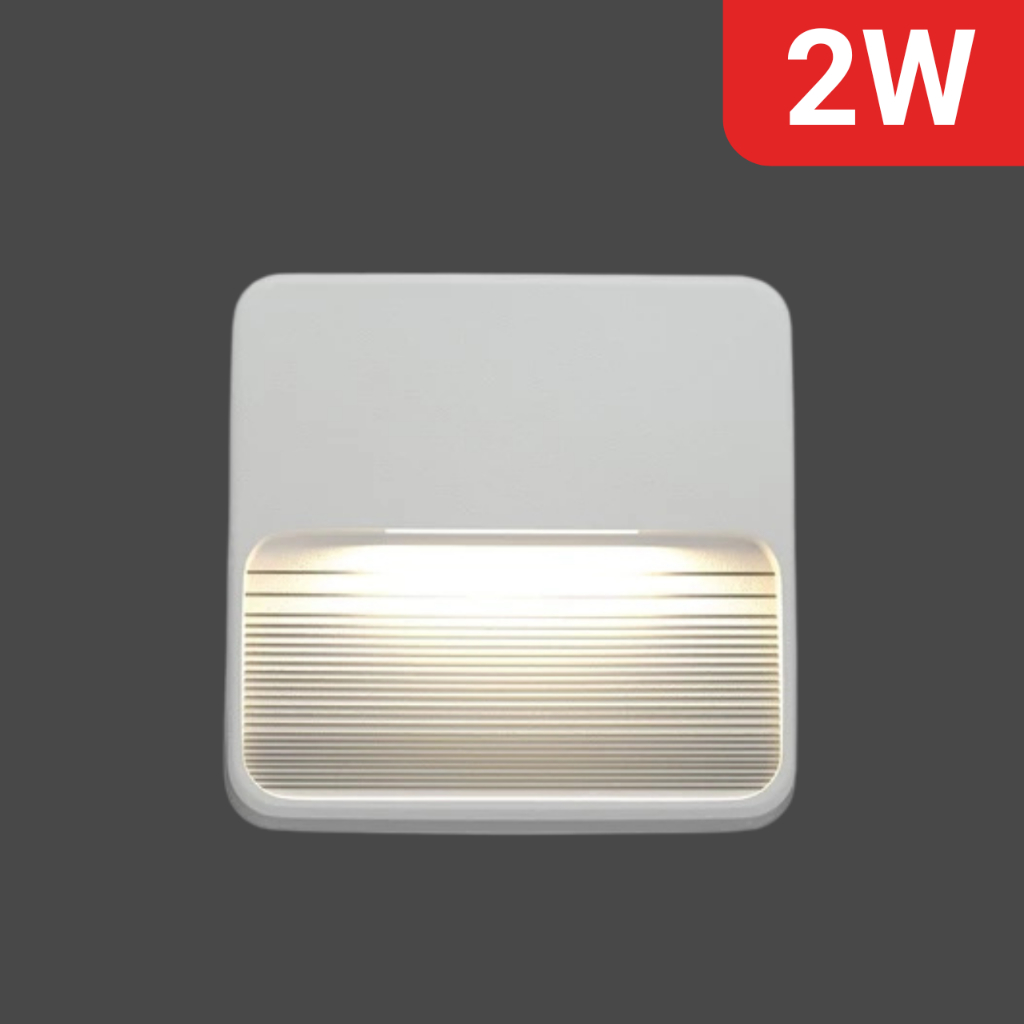 SL LIGHTING โคมไฟผนังภายนอก LED 2W 3000K รุ่น TER-03-2W30 สีดำ / ขาว ประกันศูนย์ ราคา ถูกที่สุด ดีลบีเคเค แกลเลอรีภาพที่ 4