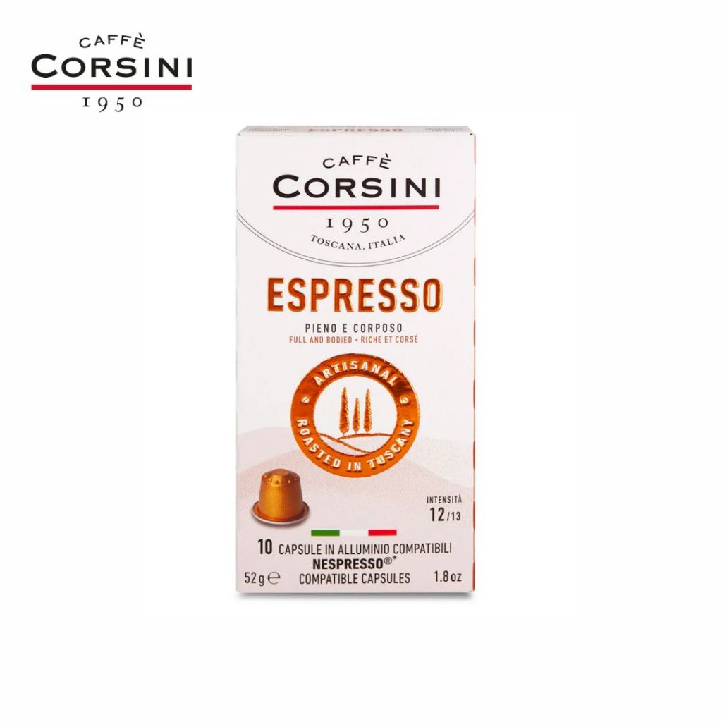 Espresso | Arabica and Robusta Blend | 10 Nespresso® compatible capsules® | Corsino Corsini