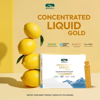 [โปร 5 กล่อง + ส่งฟรี] ไบโอแอคทีฟพลัส BioActive+ Concentrated Liquid Gold โกลด์ ต้านอนุมูลอิสระ ต้านแก่ 50 หลอด