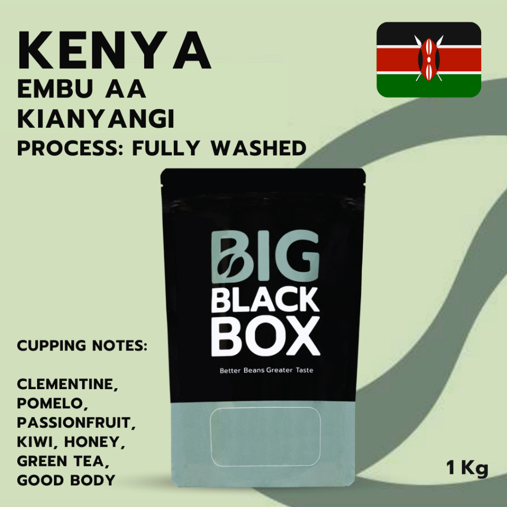 (1G-AF-KE-S-021) สารกาแฟ Kenya Embu AA Kianyangi Fully Washed  1kg
