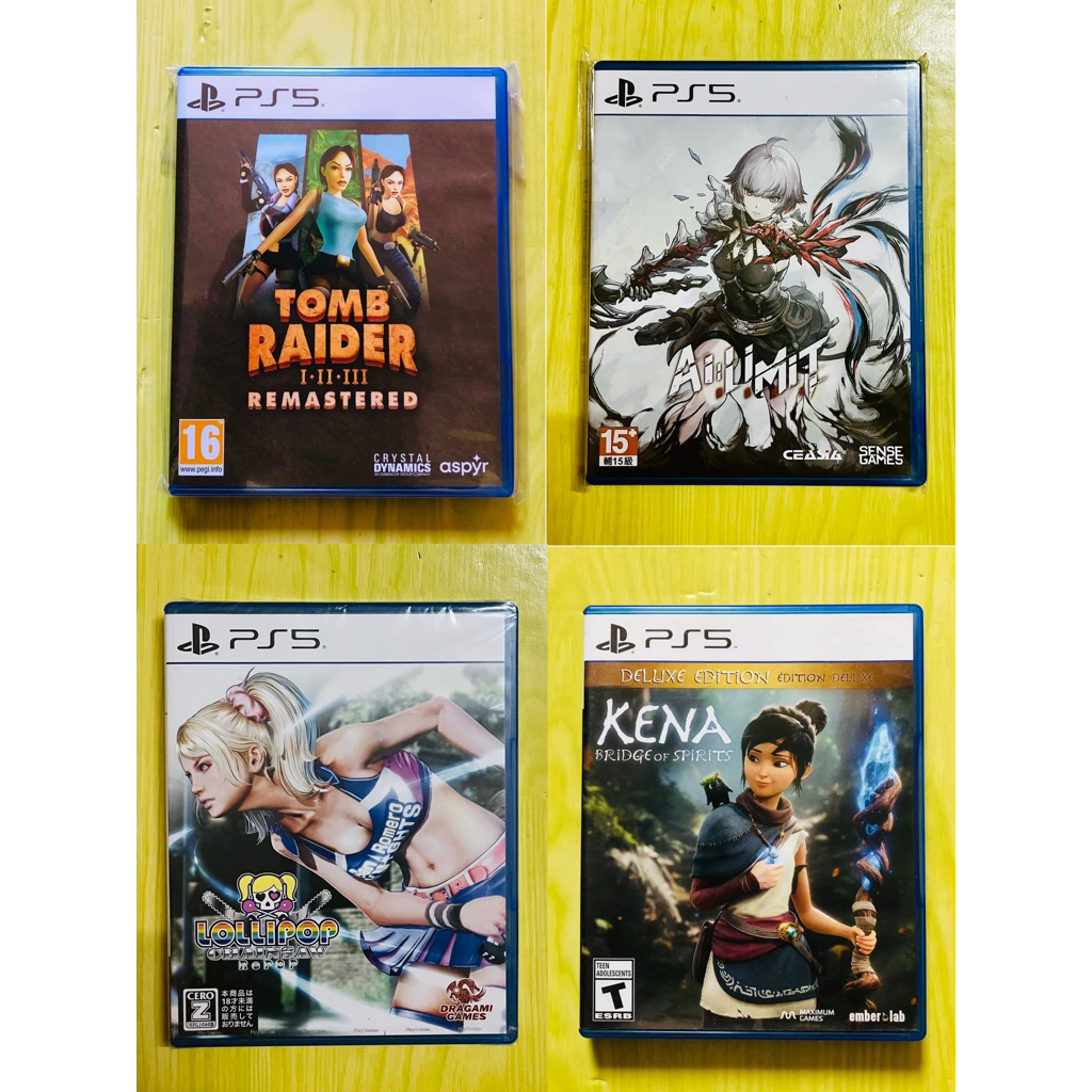 PS5 Games #3🐔(รวมKENA, Tomb Raider 1,2,3 Remastered