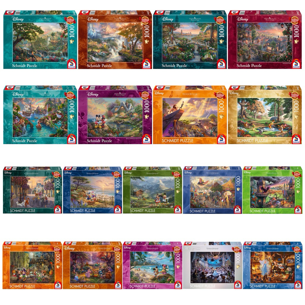 [สินค้าพรีออเดอร์] Schmidt Disney Thomas Kinkade jigsaw puzzle จิ๊กซอว์นำเข้า 1000 ชิ้น