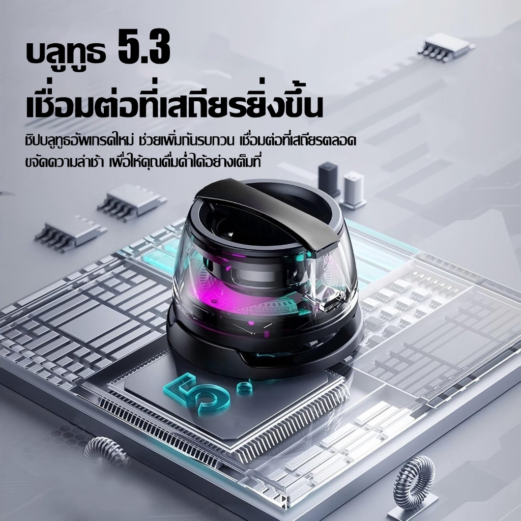 ซื้อ1แถม1 ลำโพงบลูทูธ เชื่อมต่อบลูทูธ5.3 คุณภาพเสียงไร้เสีย แม่เหล็กดูด + ขายึด กันน้ำIPX7 ลำโพงพกพา ลำโพงบลูทูธไร้สาย ราคา ถูกที่สุด ดีลบีเคเค แกลเลอรีภาพที่ 9