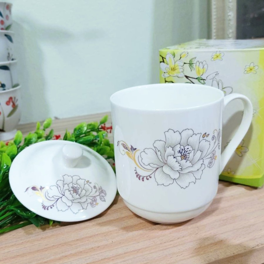 แก้ว พร้อมฝา แก้วเซรามิค  250,350,500ml. CH0042 CH0617📌โปรดอ่านรายละเอียดก่อนสั่งซื้อค่ะ🙏 - รูปที่ 4