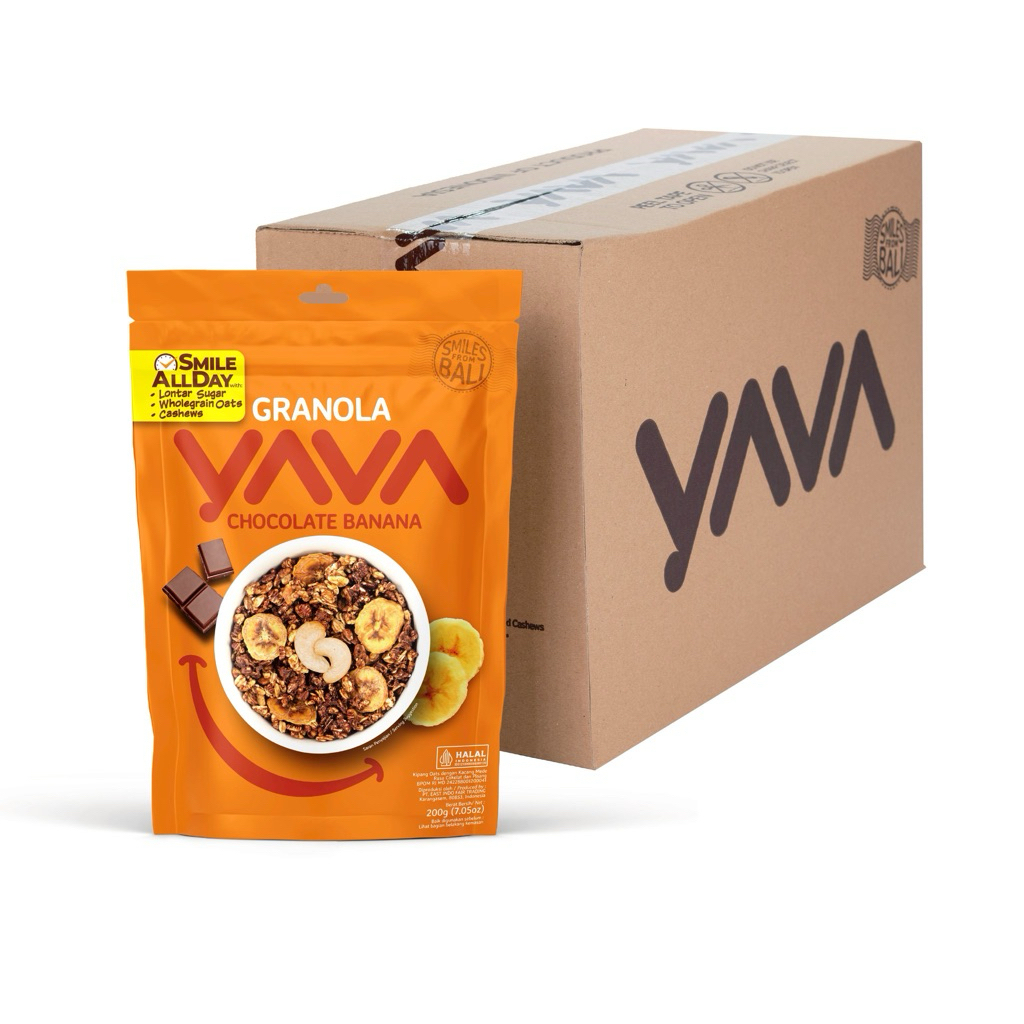 Family Granola Box /  Granola Chocolate Banana 200g. x 10 ชิ้น