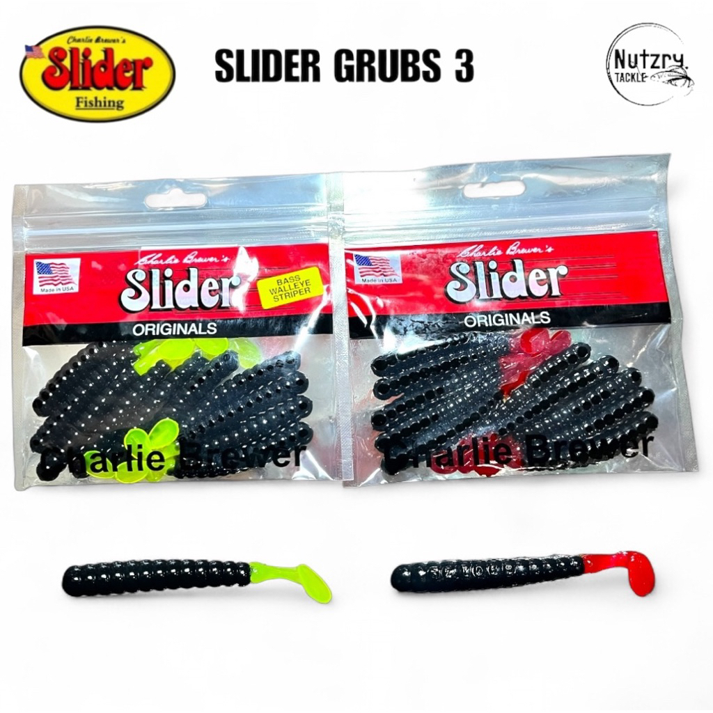 หนอนยาง Slider Grub 3