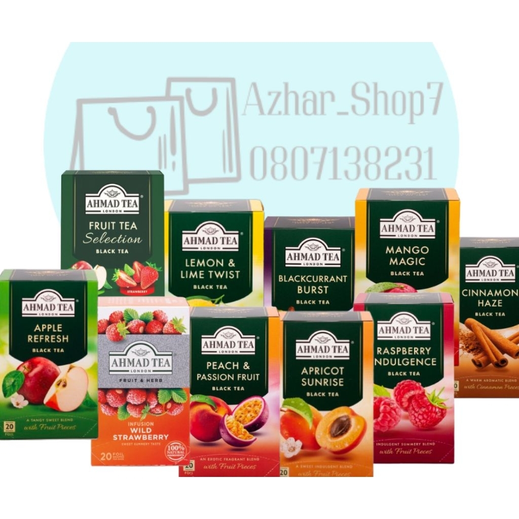 ชาผลไม้ ยอดนิยม (Ahmad Tea)