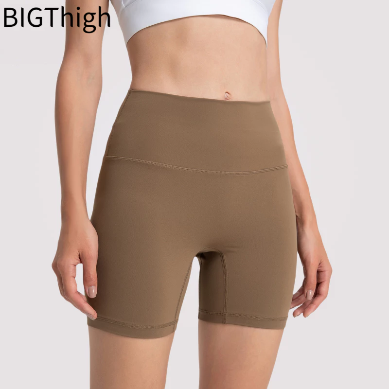 Big Thigh กางเกงโยคะเอวกลาง-สูง ยืดหยุ่น รัดรูป สบาย ระบายอากาศดี เหมาะสำหรับออกกำลังกาย ยกน้ำหนัก วิ่ง สำหรับผู้หญิง