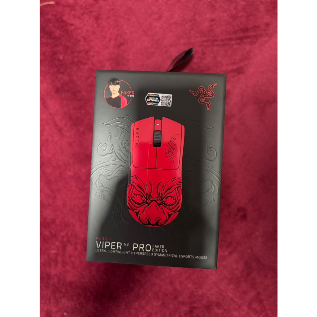 - 🔴 Razer Viper V3 Pro Faker สีแดง — ( ปก. 03-2027)
