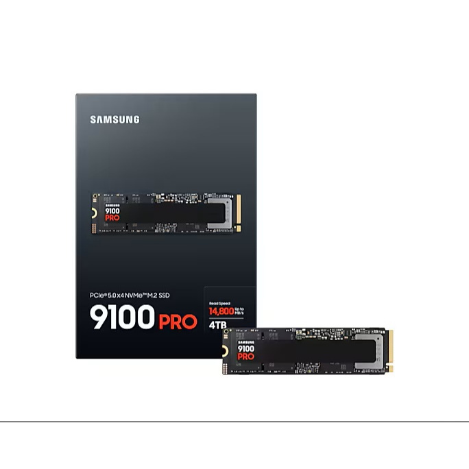 4TB SSD (เอสเอสดี) SAMSUNG 9100 PRO NVMe™ M.2 4TB : MZ-VAP4T0BW