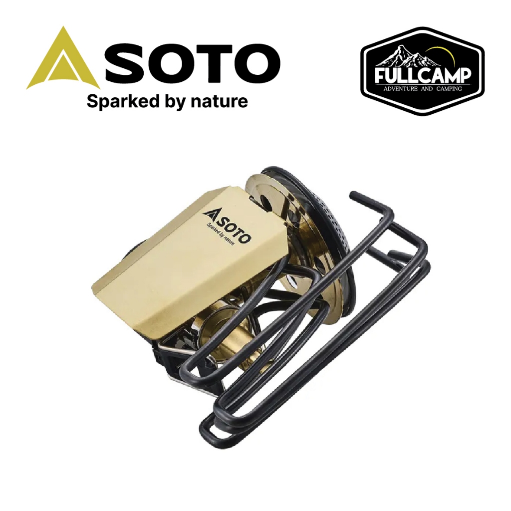 Soto Regulator Stove Range Brass Edition (Limited) หัวเตา ST-340BR หัวเตาแคมป์ปิ้ง หัวเตาแบบพกพา เตาแมงมุม