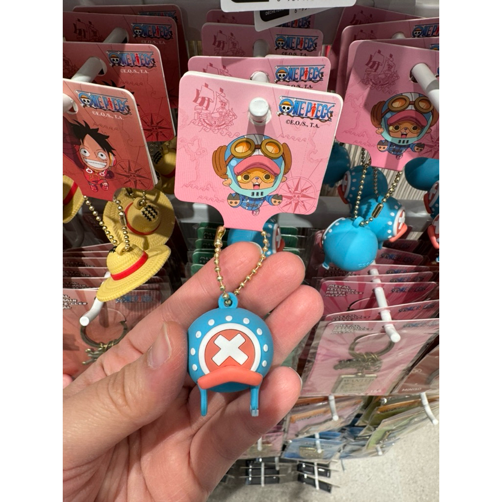 พวงกุญแจ 🧢 วันพีช มี 8แบบให้เลือกคะ ของแท้จากช๊อป (พร้อมส่ง)