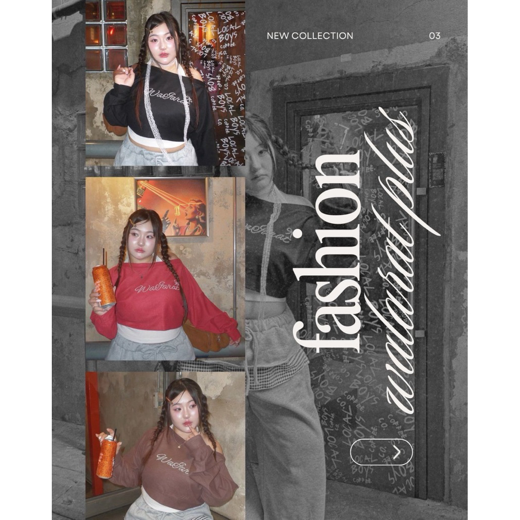 WP0071 พร้อมส่ง ฮู้ดครอป Walarat