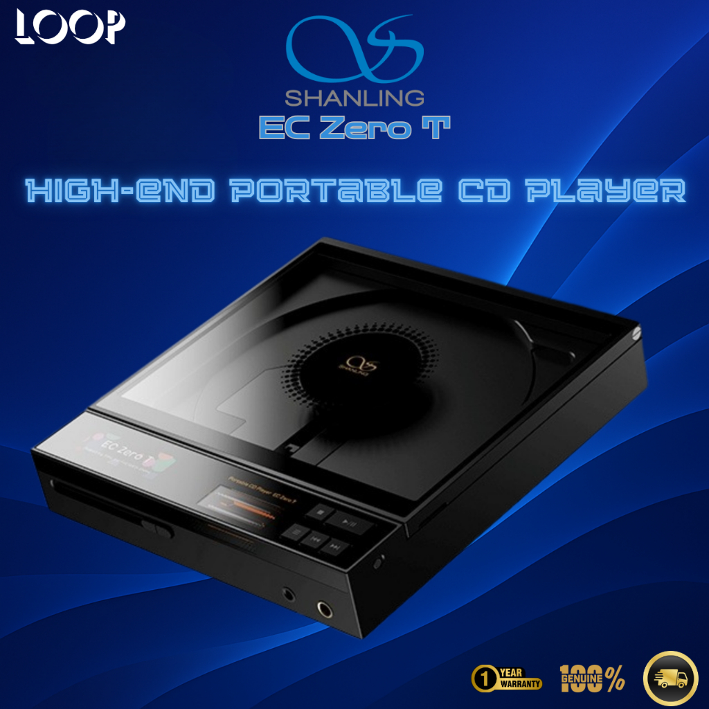 Shanling EC Zero T : เครื่องเล่นซีดีพกพาระดับไฮเอนด์ ระบบ DAC R2R และแอมป์หลอดสุญญากาศ (ประกันศูนย์ไ
