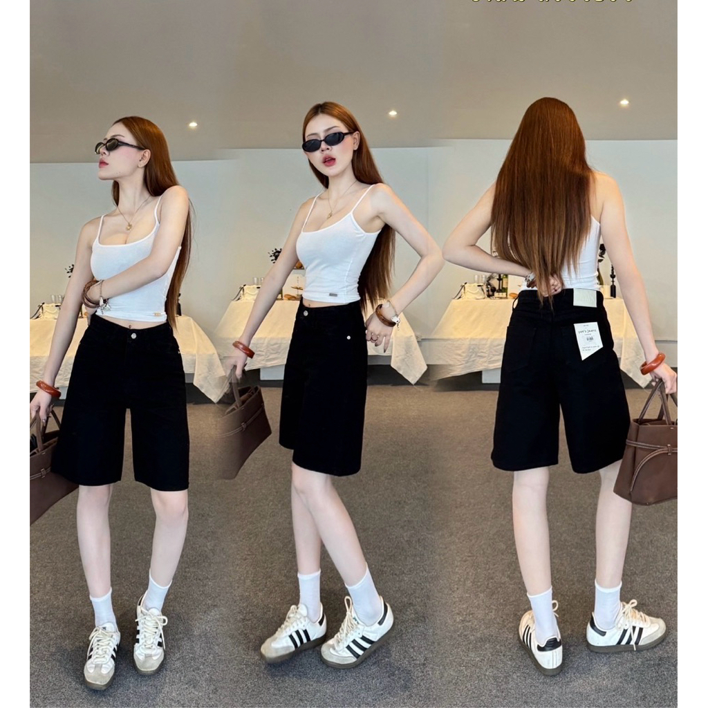 กางเกงยีนส์ 3 ส่วน ทรงจอร์จ ผ้าไม่ยืด ทรงสวย เท่ห์ ทรงใหม่ล่าสุด!!
