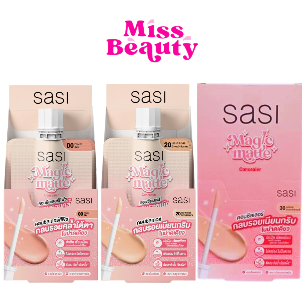 (กล่องx6) SaSi Magic Matte Concealer ศศิ เมจิก แมท คอนซีลเลอร์ 2 มล.