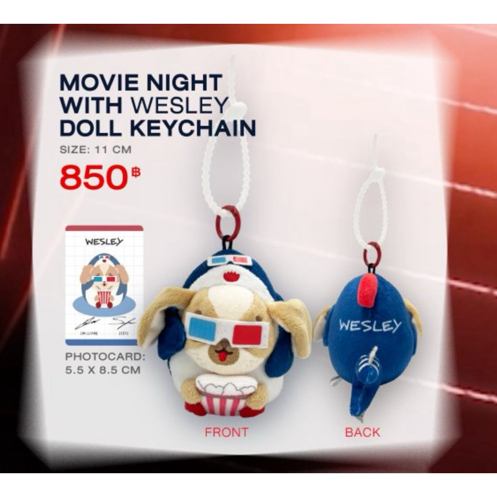 DOLL Keychain Wesley Official Merchandise WILLIAMEST FANCON