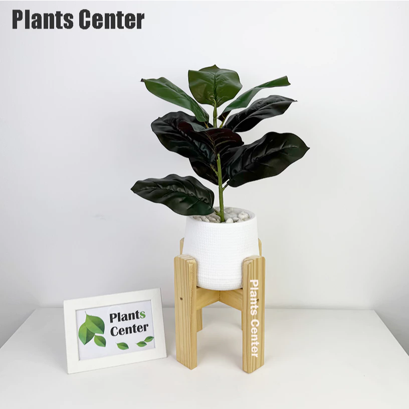 Plants Center ต้นไม้ปลอม 9ใบ สูง 45-55ซม รวมไม้ยอดนิยม ไม้มงคล ตกแต่งบ้าน แต่งสวน  P008 thumbnail 4