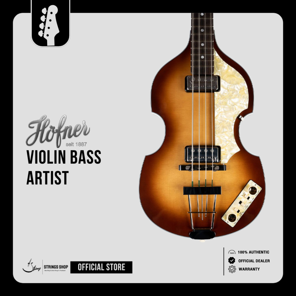 เบสไฟฟ้า Höfner Violin Bass Artist - H500/1-63-AR-0