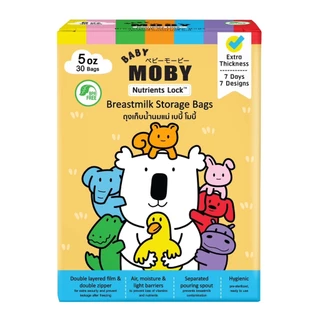 ถุงนม Moby 5ออนซ์ (1กล่องมี30ใบ)