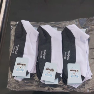 ถุงเท้าข้อสั้น แบรนด์socksy. คุณภาพดีมาก กำลังเป็นที่นิยม ขายยกโหลค่ะ 12คู่ราคา110บาทค่ะ