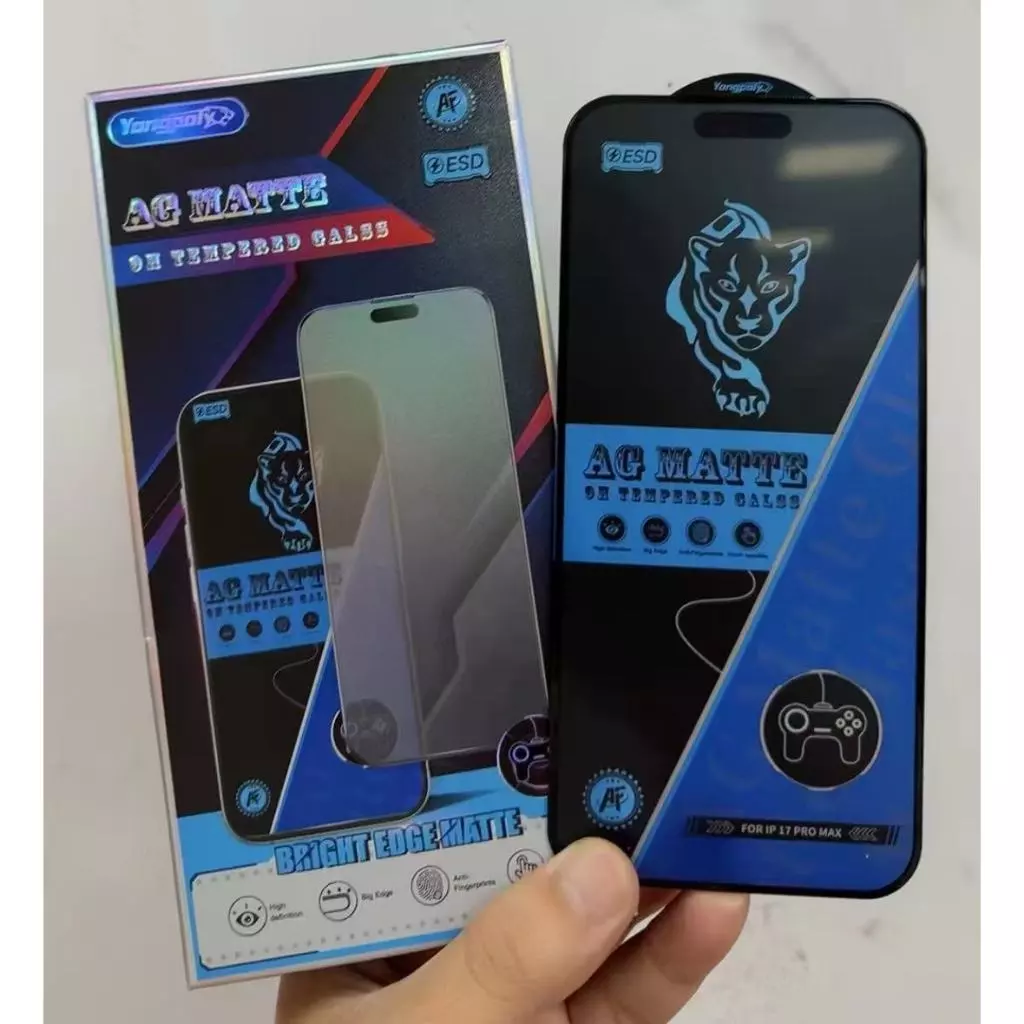 AF/AG glass esd 10 IN1 อลูมิเนียมป้องกันไฟฟ้าสถิตเกรดพรีเมี่ยม -ป้องกันไฟฟ้าสถิต -ป้องกันฝุ่น