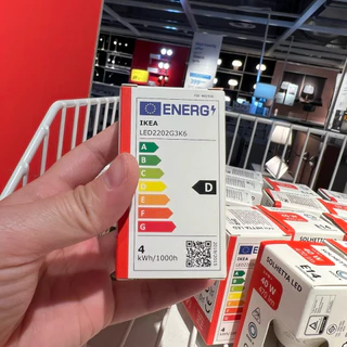 E14 (แสงขาว) หลอดไฟอีเกีย SOLHETTA ซูเฮตต้า หลอดไฟ LED E14 470 ลูเมน