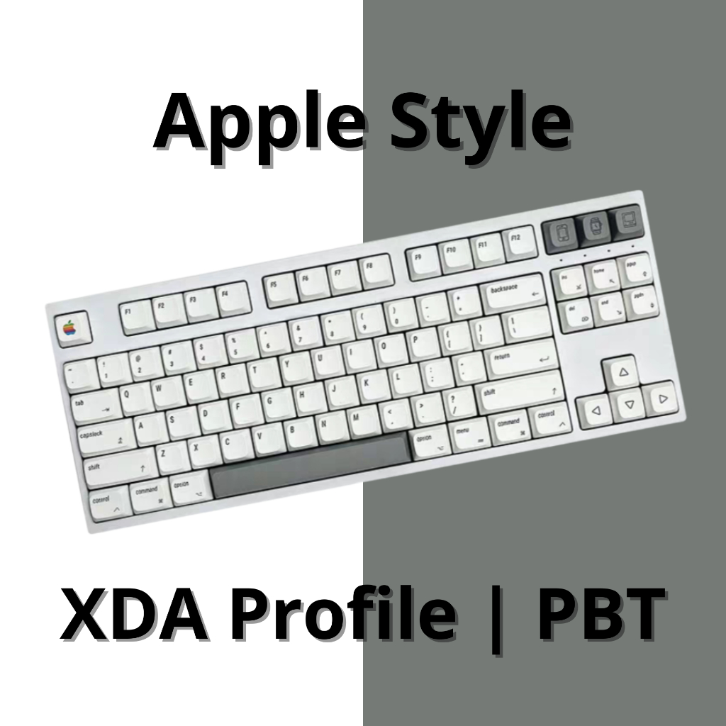 คีย์แคป Apple Theme (iOS Style) | ไทย-อังกฤษ | PBT | XDA Profile | สินค้าพรีออเดอร์ ✈️