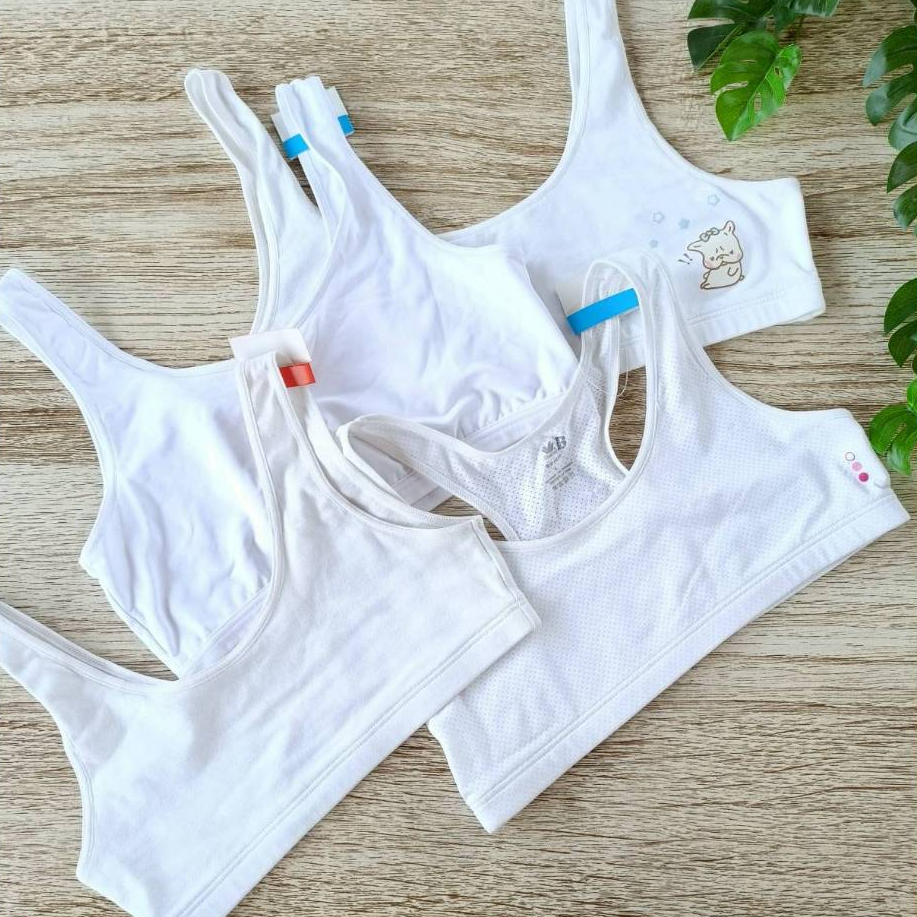 ✨ Wacoal Bloom #Step2 ✨  บราสวมหัวดีไซน์เรียบ  (งานตัดป้ายห้อย) ราคาปกติ 450 .-