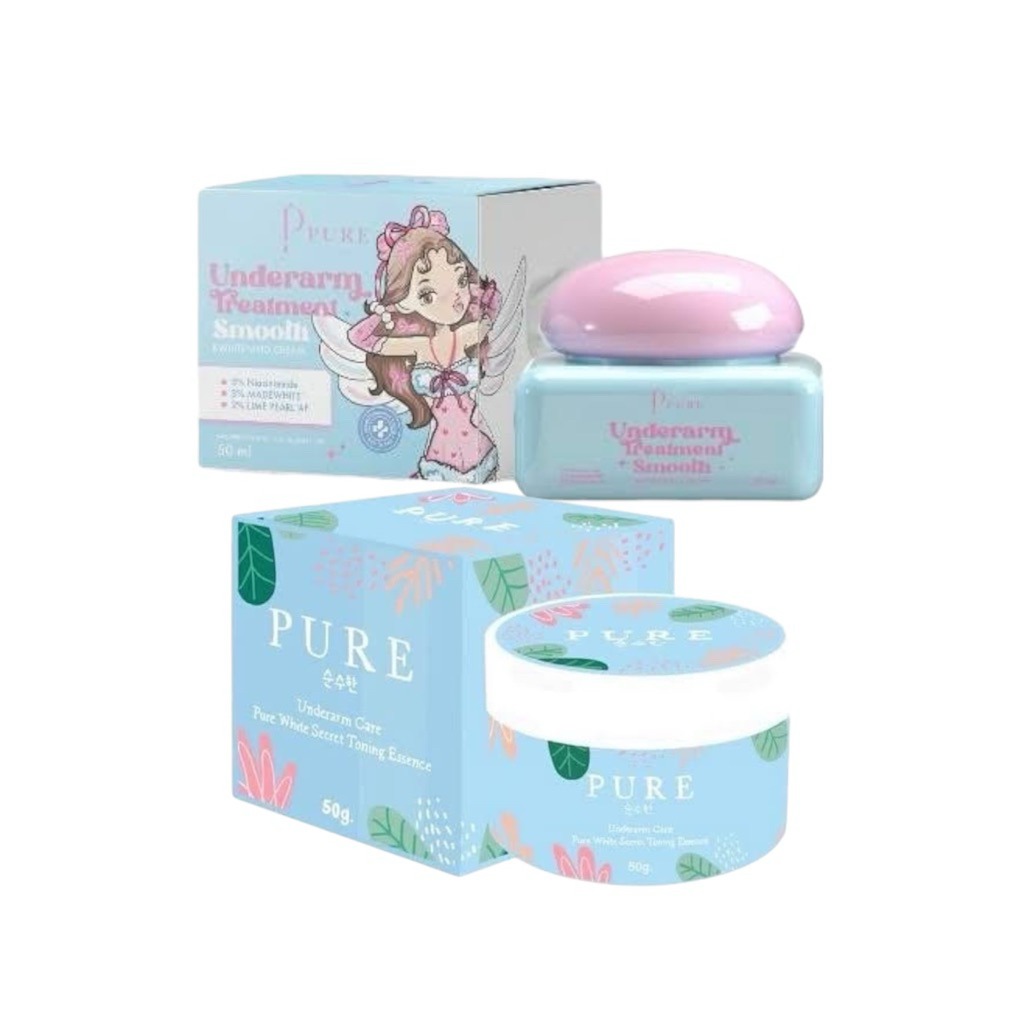 Pure ครีมทารักแร้เพียว ลดกลิ่นตัว รักแร้ขาว ของแท้100%