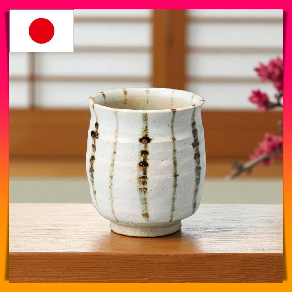 White Igasabi Jukusa Sushi Yunomi [8.2×9.5cm] | Sushi Tea Cup |