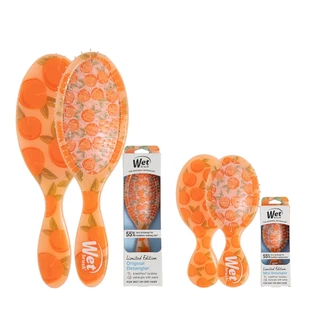 WET BRUSH แปรงหวีผมทรงรี รุ่น ORIGINAL DETANGLER TUTTI FRUITTI CHERRY, LEMON,PEACH