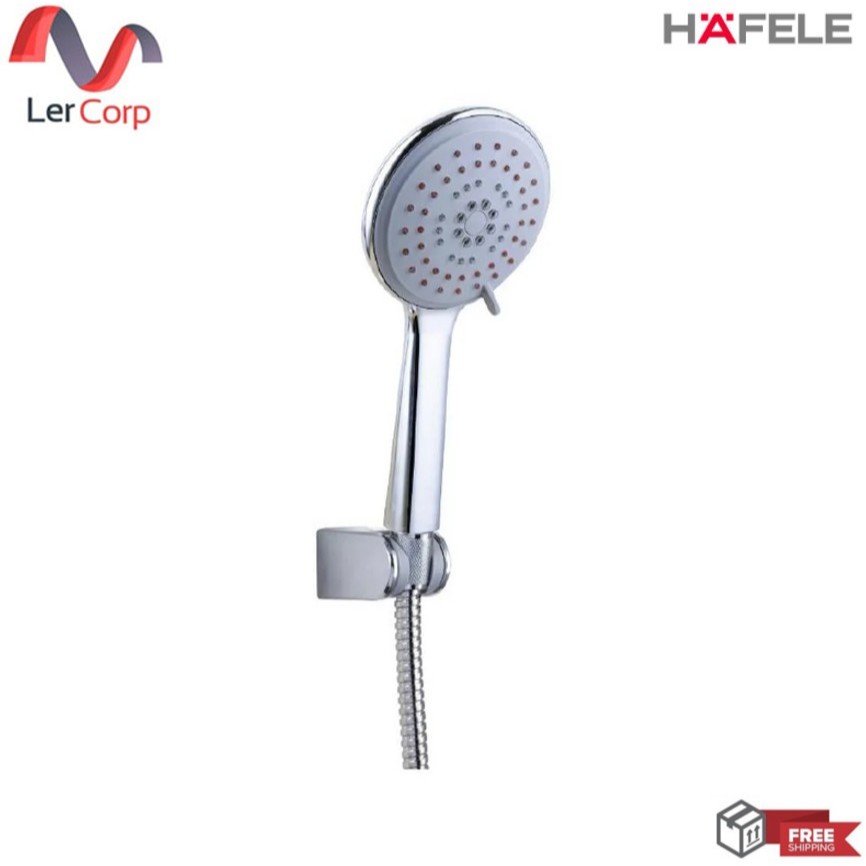 (Hafele) ชุดฝักบัวสายอ่อน 3 ระดับ SELF CLEANING สีโครม (495.60.644)
