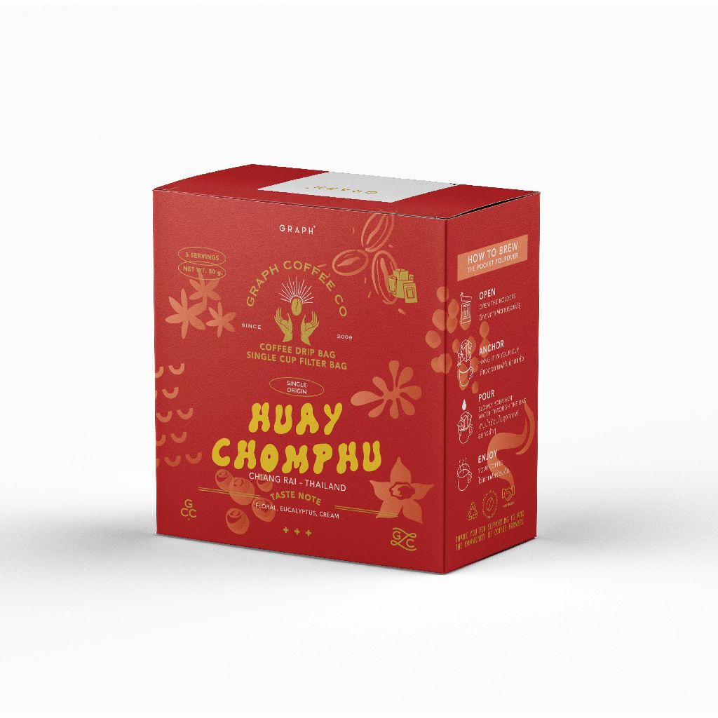 GRAPH | กาแฟดริปห้วยชมภู COFFEE DRIP BAG - HUAY CHOM PHU